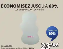 JYSK REJSBY Miroir offre