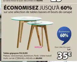 JYSK FALSLED Tables gigognes offre