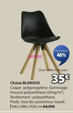 JYSK BLOKHUS Chaise offre