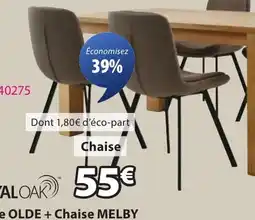 JYSK MELBY Chaise offre