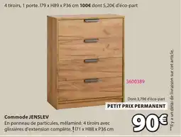 JYSK JENSLEV Commode offre