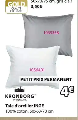 JYSK INGE Taie d'oreiller offre