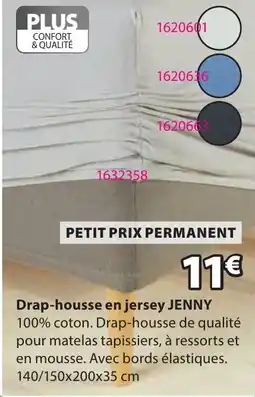 JYSK JENNY Drap-housse en jersey offre