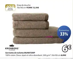 JYSK MUNKTORP Serviette de toilette offre