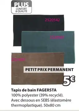 JYSK FAGERSTA Tapis de bain offre