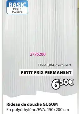 JYSK GUSUM Rideau de douche offre