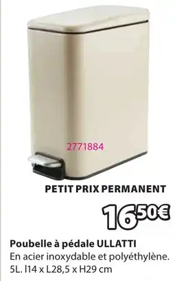 JYSK ULLATTI Poubelle à pédale offre