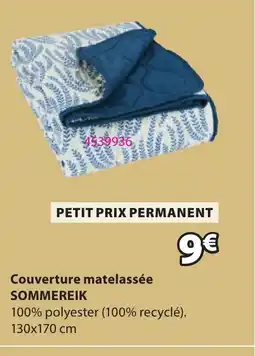 JYSK SOMMEREIK Couverture matelassée offre