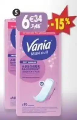 Maximo Lot de 2 x 10 nuit Vania offre