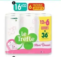 Maximo 12 maxi rouleaux de papier toilette maxi douceur décorés offre