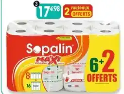 Maximo 6 maxi rouleaux d'essuie-tout décoré offre