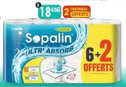 Maximo 6 maxi rouleaux blancs ultr'absorb offre