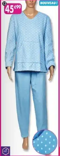 Maximo Pyjama intérieur polaire mi offre