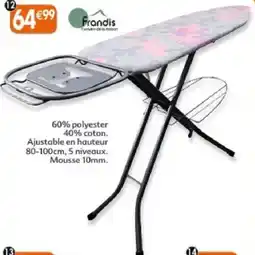 Maximo Table à repasser élise offre