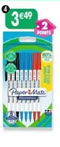 Maximo 8 stylos bille avec capuchon offre