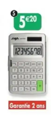 Maximo Calculatrice de poche offre