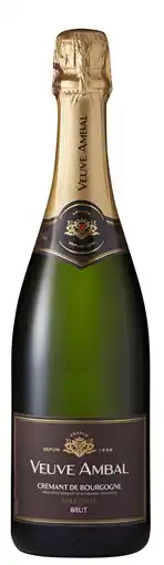 E.Leclerc Crémant de Bourgogne AOP Veuve Ambal - Brut, 2022 - 75 cl offre