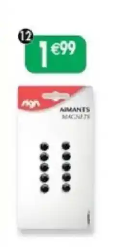 Maximo Lot de 10 aimants 9mm offre