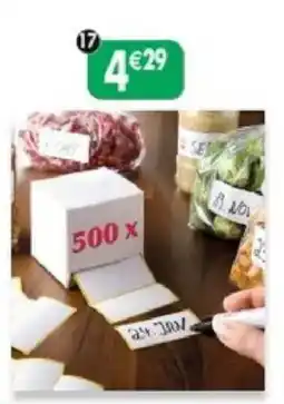 Maximo Distributeur 500 étiquettes offre