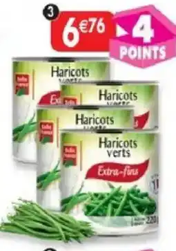 Maximo Lot de 4 boîtes 1/2 d'haricots verts extra-fins offre