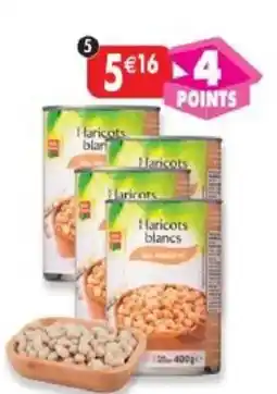 Maximo Lot de 4 boîtes 1/2 d'haricots blancs au naturel offre