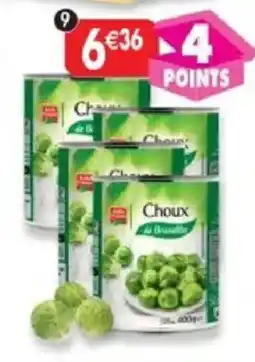 Maximo Lot de 4 boîtes 1/2 de choux de bruxelles offre