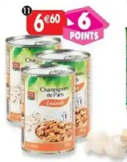 Maximo Lot de 3 boîtes 1/2 de champignons de Paris émincés offre