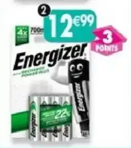 Maximo 4 piles rechargeables power plus aaa hro3 700mah offre