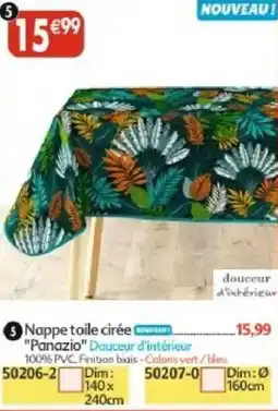 Maximo Nappe toile cirée offre