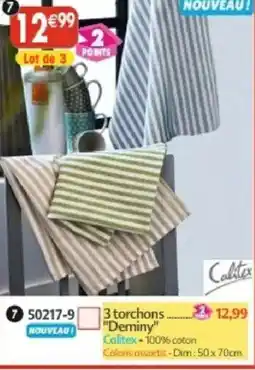 Maximo 3 torchons deminy offre