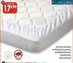 Maximo Protège matelas "tulipe" clair de nuit offre