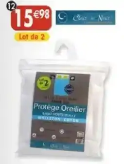 Maximo Lot de 2 protège oreillers offre