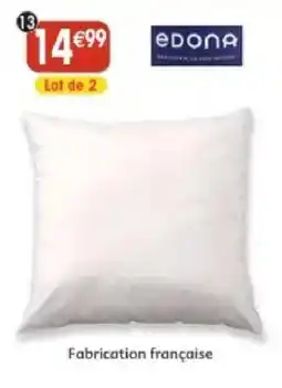 Maximo 2 oreillers blancs offre