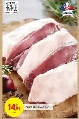 Intermarché Hyper FILET DE CANARD offre