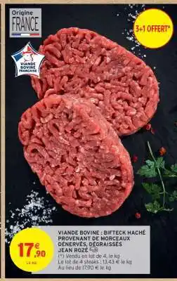 Intermarché Hyper Viande Bovine : Bifteck Haché offre