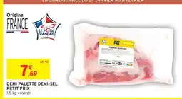 Intermarché Hyper DEMI PALETTE DEMI-SEL PETIT PRIX offre