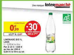Intermarché Hyper Limonade Bio 1L Look offre