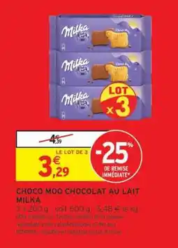 Intermarché Hyper CHOCO MOO CHOCOLAT AU LAIT MILKA offre