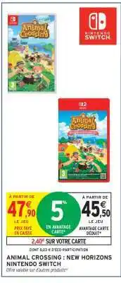 Intermarché Hyper Animal Crossing: New Horizons offre