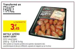 Intermarché METKA' APÉRO SAINT GÉRY offre