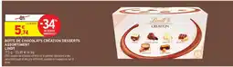 Intermarché BOÎTE DE CHOCOLATS CRÉATION DESSERTS ASSORTIMENT offre