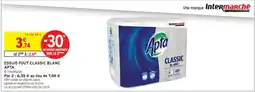 Intermarché ESSUIE-TOUT CLASSIC BLANC APTA offre