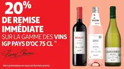 Auchan Vins igp pays d'oc offre