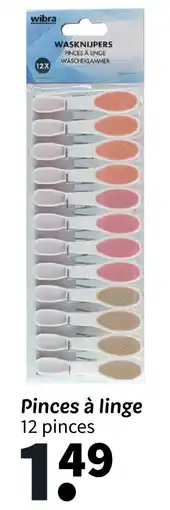 Wibra Wibra pinces à linge offre