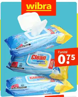 Wibra Clean wipes offre