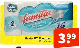 Wibra Familia papier wc maxi pack offre