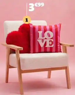 Gifi Coussin coeur offre