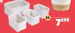 Gifi Lot de paniers en tissu offre