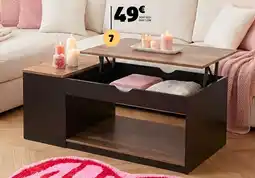 Gifi Table basse relévable offre