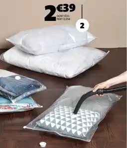 Gifi 2 housses sous vide offre